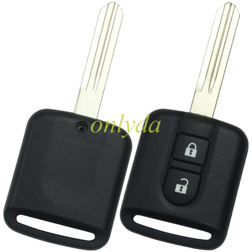 2 button remote key blank the plastic part is  square  without bagde place