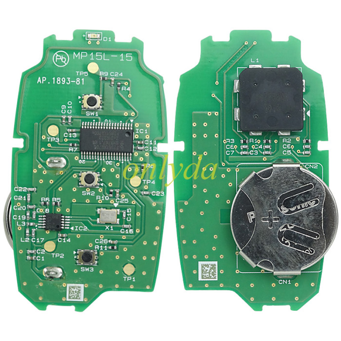 Original Hyundai Kona 2018-2020 Smart Key Remote 3 Buttons 433 MHz HITAG 3  47 Chip Fcc Id:TFKB1G085 95440-J9100