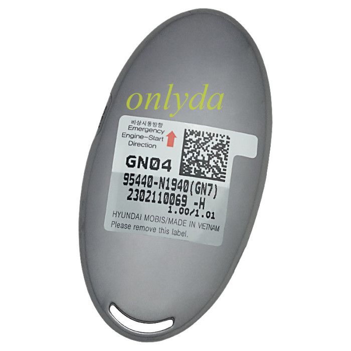 For Hyundai Grandeur 2023 Genuine Smart Remote Key 4+1 Buttons 433MHz 95440-N1940 GN7 2302110069-H