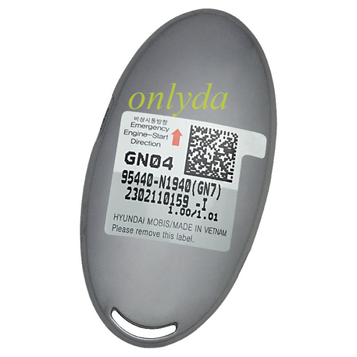 For Hyundai Grandeur 2023 Genuine Smart Remote Key 4+1 Buttons 433MHz 95440-N1940 GN7 2302110159-I