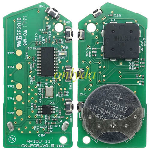 Original Kia 4 button remote key with 433.92mhz with 47 chip  button on the side  CK:J5010 or J6000