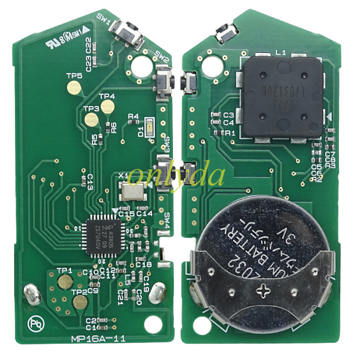Original Kia 3 button remote key with 433.92mhz with 47 chip  button on the side  CK:J6500