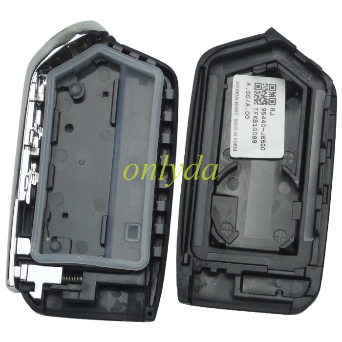 Original Kia 3 button remote key with 433.92mhz with 47 chip  button on the side  CK:J6500