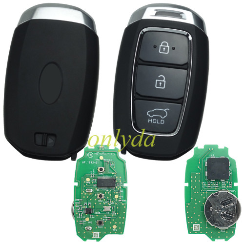 Original Hyundai Kona 2018-2020 Smart Key Remote 3 Buttons 433 MHz HITAG 3  47 Chip Fcc Id:TFKB1G085 95440-J9100