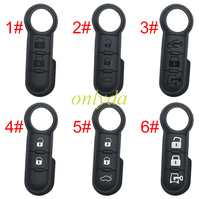 For Fiat remote key pad, pls choose button type
