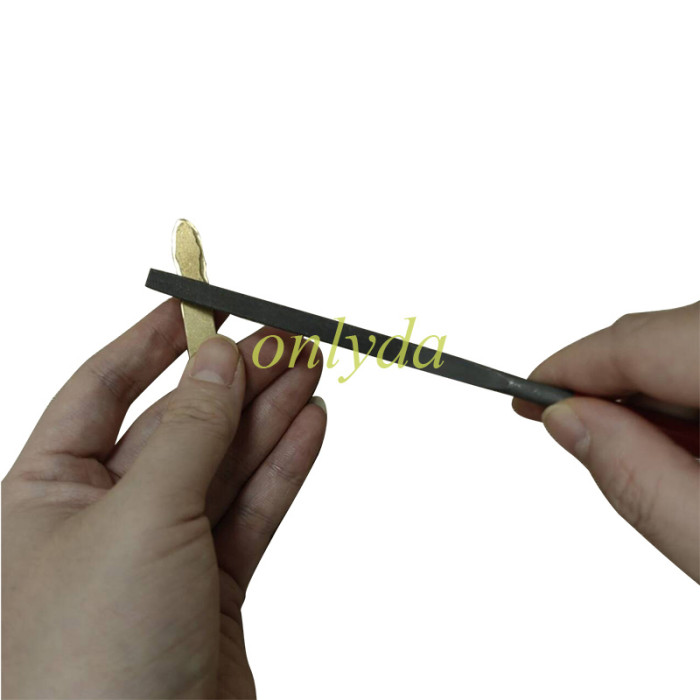 Hexagonal trapezoidal file used for Grinding the key blade,after key cutting machine cut the key