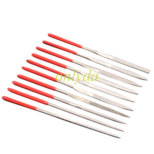 Diamond file set of 10 pieces