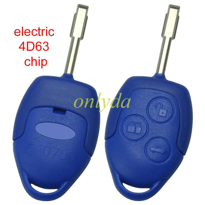 For Ford Transit blue remote key with 434mhz with 4D chip FCCID:6CIT15K601 AG AG