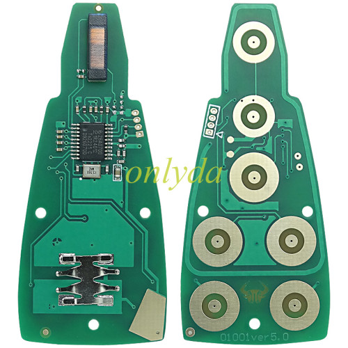 For Chrysler  remote key PCF7941chip- 433.92mhz  iyzc01c  M3N5WY72XX, 11models key shell, please choose.
