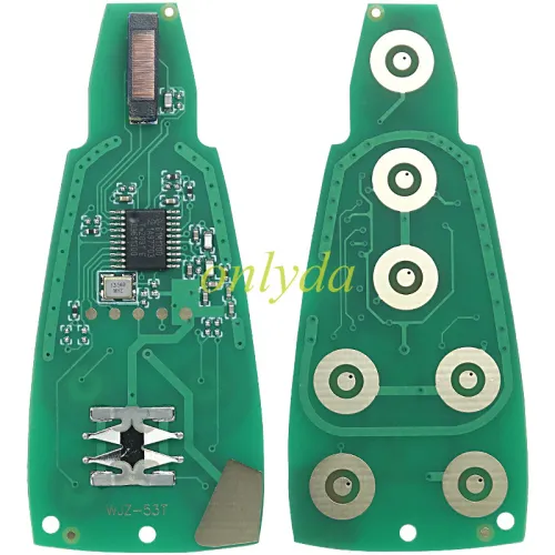 For Chrysler remote key with PCF7961M/HITAG AES /4A  chip  with 433MHZ 2014-2019 JEEP CHEROKEE  FCC:CQ4-53T  IC:1470A-34T PN:68105083