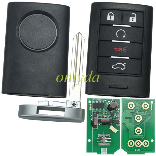 For Cadillac keyless 5B remote Smart 46 7952 chip-315mhz