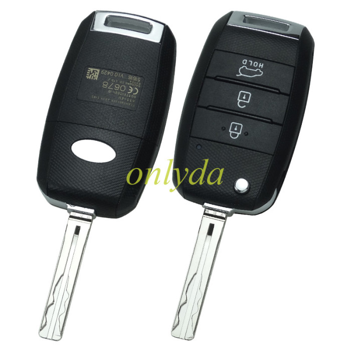 Genuine 3 Button Remote Key Fob For Kia Ceed/pro Ceed (2013 - 2015) 95430A2100 Manufacturer Part Number: 95430-A2100 Transponder: Texas Crypto - ID60 (80 Bit) Frequency: 433 Mhz Battery Type: CR2032 Key Blade: Not Included