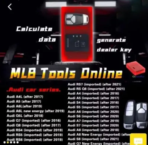 (computer version)KYDZ MLB Tool Key Programmer for Audi VW series