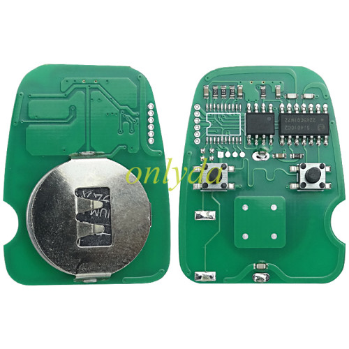 For LandRover Rover MG Nissan 2 button remote key with 315MHZ/433.92 MHz FSK P/N:3TXB 53872752F