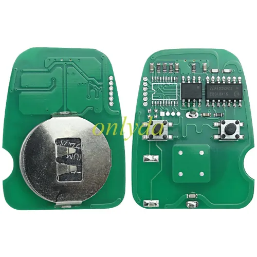For LandRover Rover MG Nissan 2 button remote key with 315MHZ/433.92 MHz FSK P/N:3TXB 53872752F