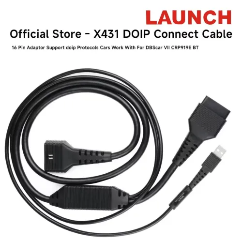 LAUNCH X431 DOIP 16 pin  adaptor connect cable