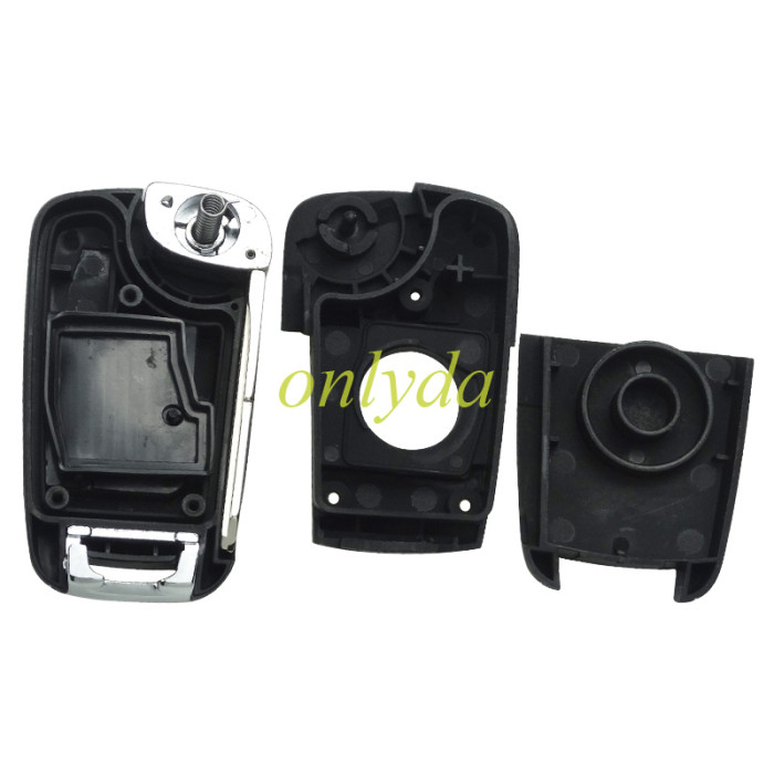 For 2 button flip remote key blank with left blade