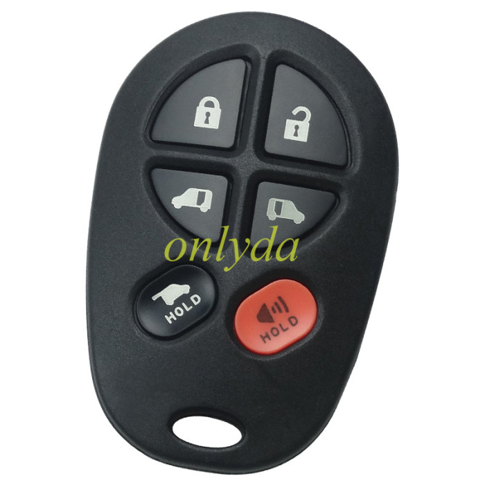 For Toyota   remote key with 315mhz  ID:GQ43VT20T IC:1470A-1T MEX:RLVTR5002-562 P/N: 89742-AA040 Tundra SEQUOIA 2005-2008 Avalon 2004-2008 Solara