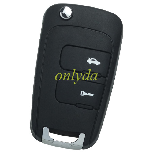 For 2 button flip remote key blank with left blade