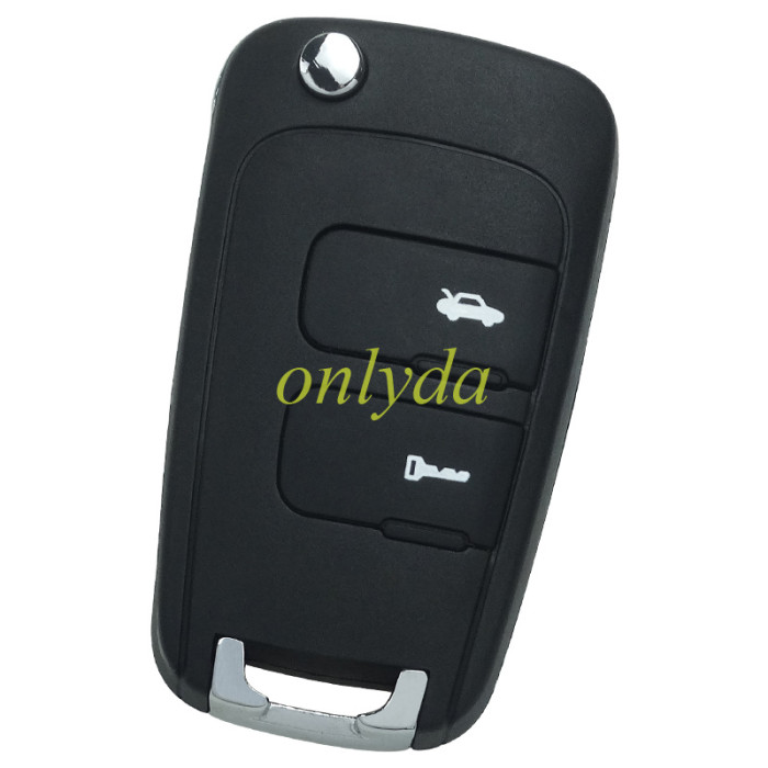 For 2 button flip remote key blank with left blade