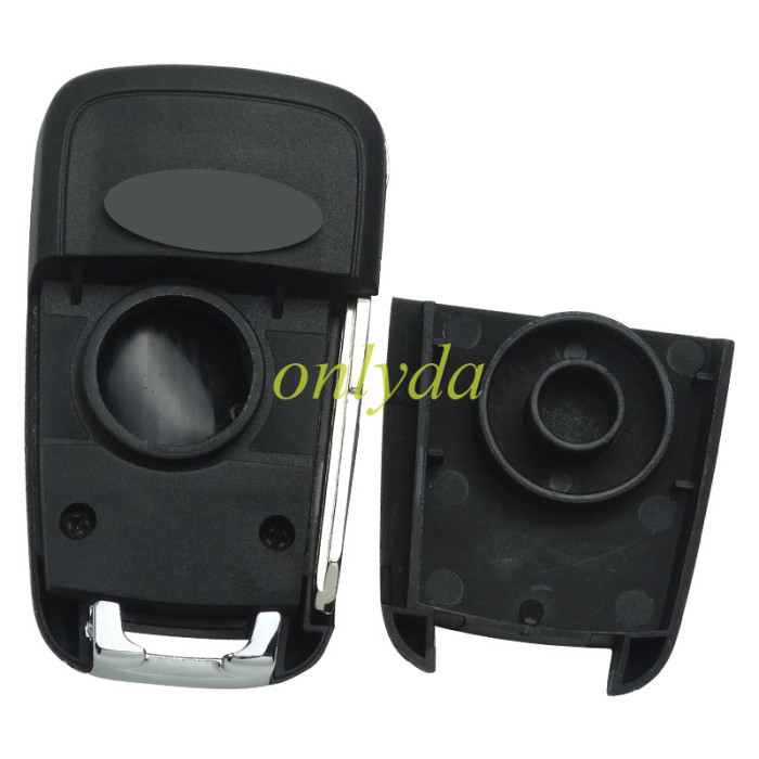 For 2 button flip remote key blank with left blade