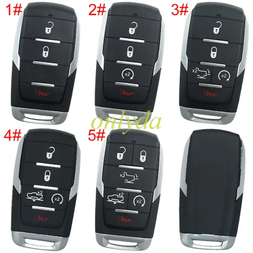 For Chrysler  key shell with light, emergency blade included,without logo, pls choose the button