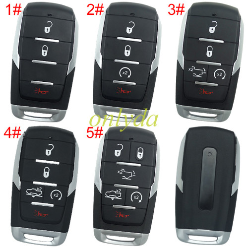 For Chrysler  key shell with light emergency blade included,with RAM badge, pls choose the button