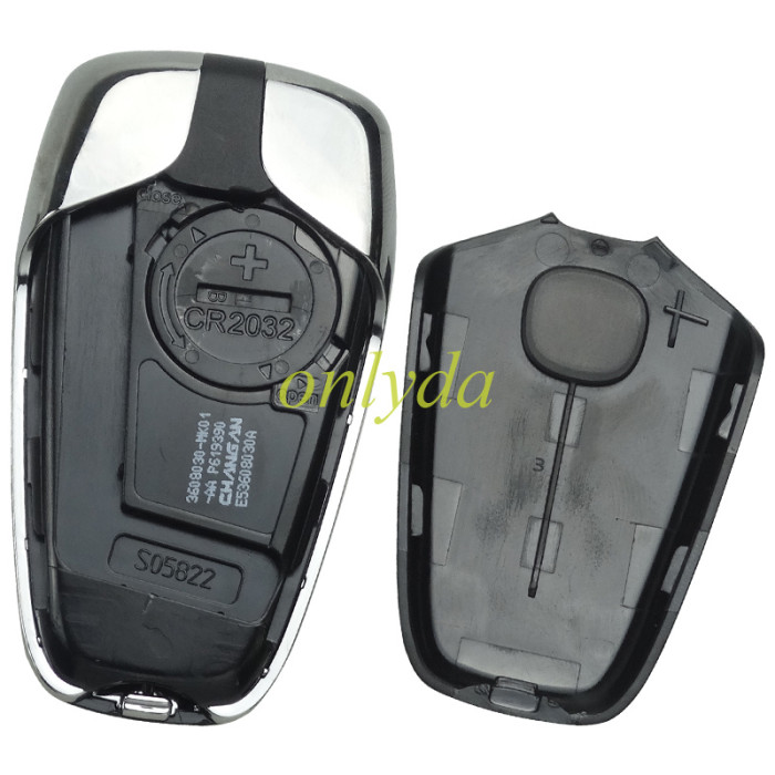 Genuine for Changan  CS55 plus 2021+ Smart Key, 3 Buttons 3608030-MK01-AA 433MHz-4A-FSK OEM remote key chip ：HITAG 128-bits AES ID4A NCF29A1M