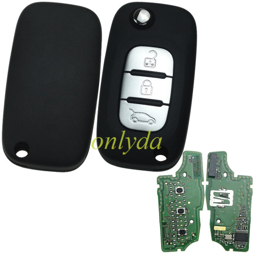 original Renault 3 Button remote Chip PCF7961M / HITAG AES / 4A CHIP-434MHZ  FSK
