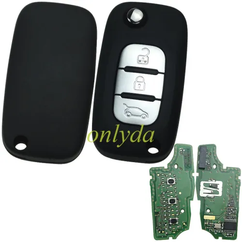 original Renault 3 Button remote Chip PCF7961M / HITAG AES / 4A CHIP-434MHZ  FSK