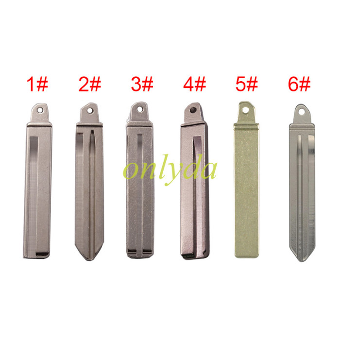 for KIA 2 button flip remote key blank please choose which key blade in your need