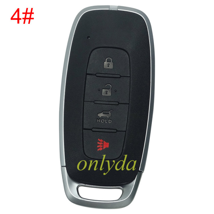 2023 Nissan remote   FCC ID: KR5TXPZ1 PN:S180146104 Ariya  285E3-5MR3B  285E3-5MR1B  285E3-5MR0B  S180146100 Juke S180146119 285E3-6LY1A Versa 433MHZ, Rogue Kicks Versa Ariya Pathfinder 2022+ pls choose button