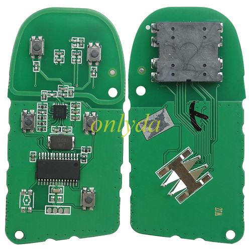 For Jeep 5 button smart key with 434mhz with 4A chip for Jeep renegade with CY24 blade  FCC:M3N-40821302