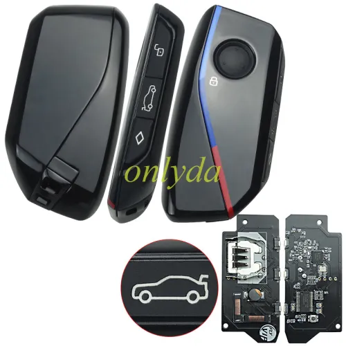 For BMW remote modified NEW style 315/433MHZ /868MHZ For   BMW FEM 1 series 2011-2018  2 series 2014, 3 series 12-20 4 series 2013-2020 5 series CAS4 2009-2017 6 series CAS4 2011-2018 7 series CAS4 2008-2016 X1 BDC KNIF 2015+ X2 BDC KNIF 2018+   X3 CAS4  2011-2018 X4 CAS4  2014-2018 X5 BDC KNIF 2011-2018 X5 BDC KNIF 2011-2018