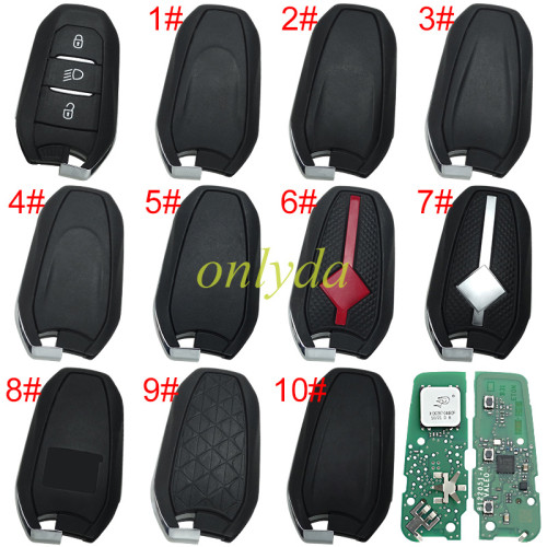 Original  3 button  remote key with light button  with 434MHZ with NCF29AxM 4A chip , IM3A   , pls choose logo,90% new, there are scratches, please note