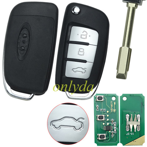 For 3 Button Flip Remote Key  with433mhz / 315mhz