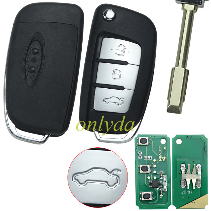 For 3 Button Flip Remote Key  with433mhz / 315mhz