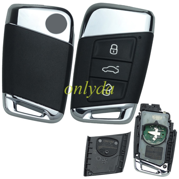 original keyless VW 3 button remote key 434mhz  with Hitag  PRO VAG MQB49  5C chip:NCP21S2W    PN：3GB800375K  :H05 SW:0600
