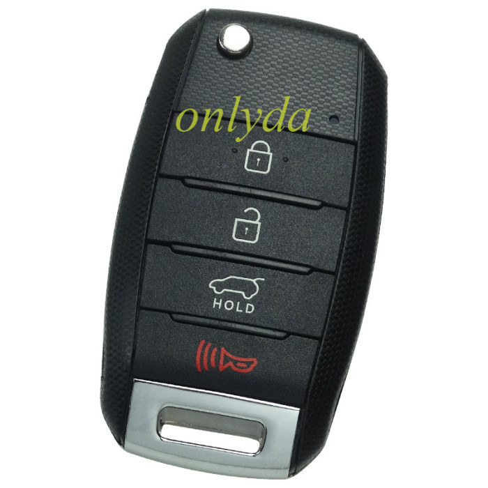 For KIA 3+1 button flip remote key blank