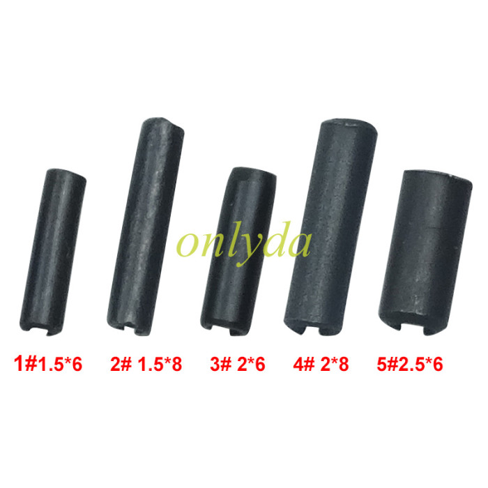 Flip key pin，Total 500pcs, 5 types, 100pcs/ type