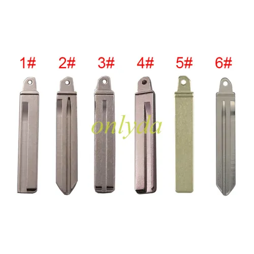 For KIA 2 button flip remote key blank