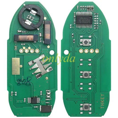 After market Nissan 2+1 button remote key With  315 mhz Leaf  JUKE  2011-2017      46chip CWTW1U808