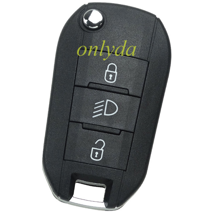 For Opel 3 button remote key blank with light button  , without Badge ,have Va2 and HU83 blade , pls choose blade