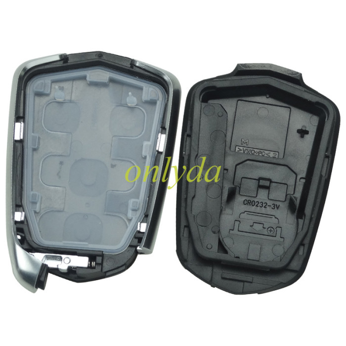 For Cadillac  remote key shell with blade, with badge , pls choose button