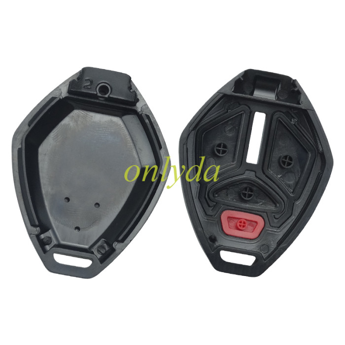 For Mitsubishi remote key shell  without badge ,please choose button