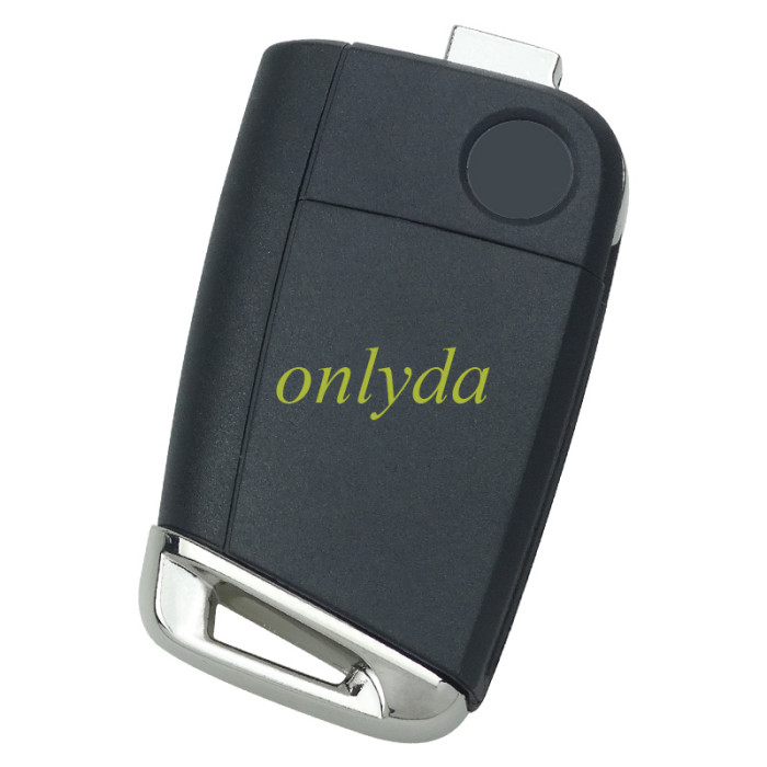 For VW OEM 3 button remote key blank No blade with badge