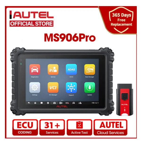 free shipping Autel MaxiSYS MS906 Pro Diagnostic Tools Wi-Fi 128GB MS906Pro OBD2 Scanner