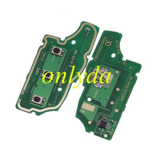 For Nissan 3B  remote key 315mhz electronic ware model FCCID is KBRASTU15