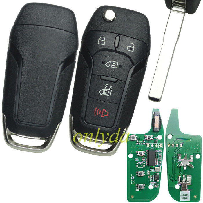 For ID49 315Mhz 2019-2021 Ford Transit / 4+1-Button Flip Key   PN: 164-R8236  FCC ID : N5F-A08TAA