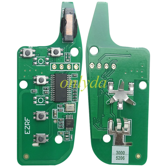 For ID49 315Mhz 2019-2021 Ford Transit / 4+1-Button Flip Key   PN: 164-R8236  FCC ID : N5F-A08TAA